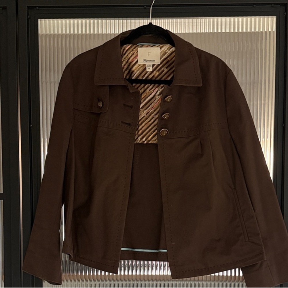 Faconnable Brown Utility Jacket - Picture 4 of 14